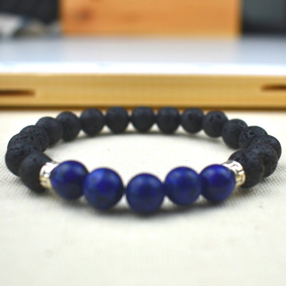 3/$15 - Essential Oil Bracelet – Blue